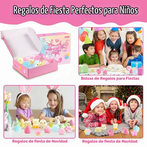 Vista 7 de 36 juguetes sensoriales Taba Squishies - Caja de juguetes para apretar