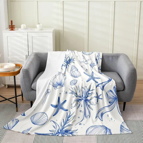 Vista 29 de Erosebridal Hammerhead Shark Flannel Blanket 40x50 Marine Life Fuzzy Plush Throw for Sofa Couch Hammerhead Shark Lover Gifts Ocean Sealife Fleece
