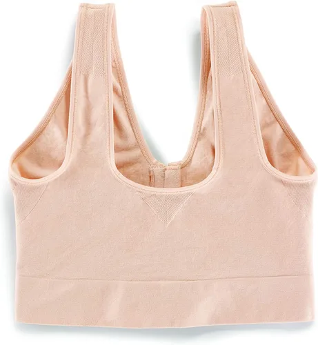 Vista 4 de JUST MY SIZE Women's Pure Comfort Front-Close Wireless, Seamless Cooling T-Shirt Bra, Mj1274
