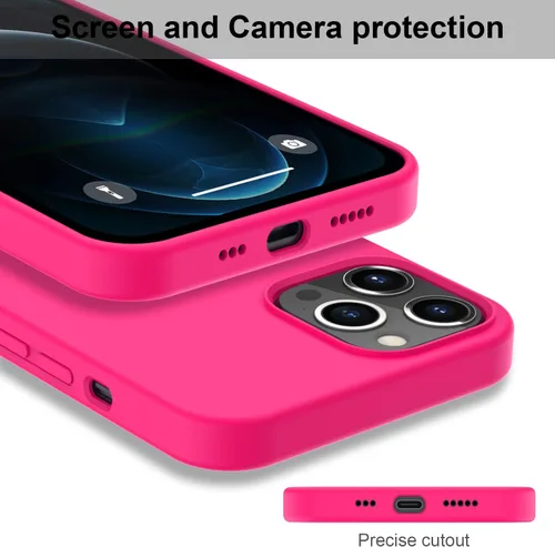 Vista 3 de Funda de silicón para iPhone 12 de 6.1 pulgadas e iPhone 12 Pro Max de 6.7 pulgadas