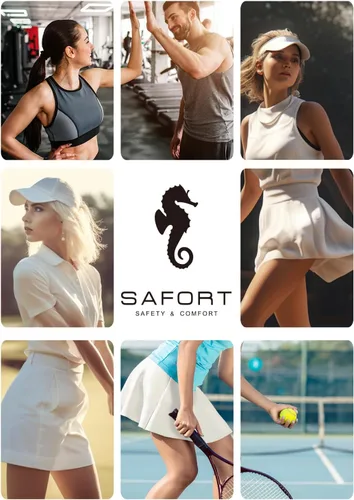 Vista 6 de Sarfort Tennis Skirt Women Golf Skort High Waisted Athletic Workout Sports Skirts Shorts Back Pleated Running Pockets