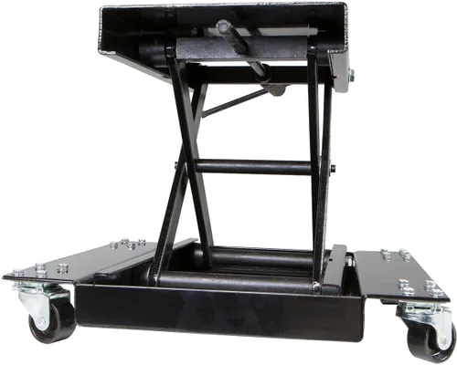 Vista 4 de Stark USA Gato de Tijera Central para Motocicleta Elevador de Piso para Motocicleta Dirt Bike con Carrito de Ruedas Capacidad de 1100 libras Mesa