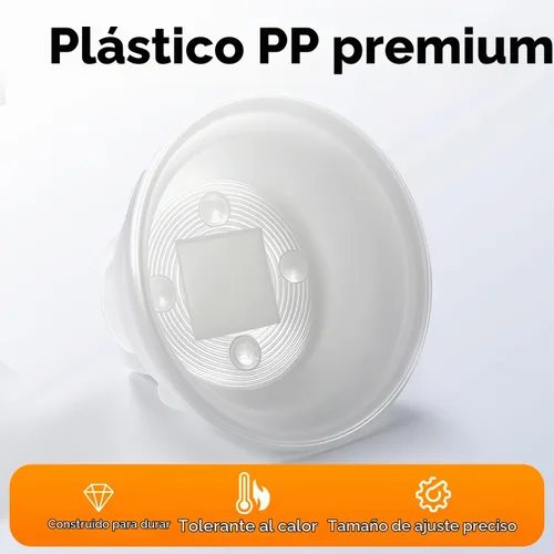 Vista 4 de Bombilla extractora de cuello cuadrado para exprimidor de limón/lima blanco compatible con Sunkist No. 8 Reemplazar #: 02AR