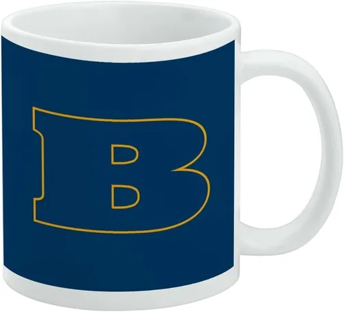Vista 335 de Taza de cerámica con el logotipo principal de la Universidad Rider, taza de regalo novedosa para café, té y bebidas calientes, 11oz, blanca