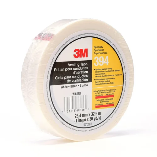 Vista 3 de 3M 394 cinta de ventilación color blanco, Blanco, 1