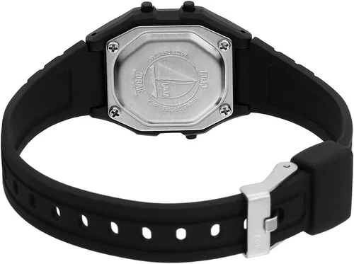 Vista 2 de Q&Q Reloj digital con esfera negra para mujer - LLA2P201Y, Negro