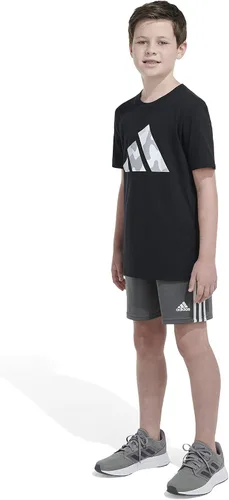 Vista 4 de adidas Baby Boys' Toddler Short Sleeve Cotton Bos Ghost Logo T-Shirt