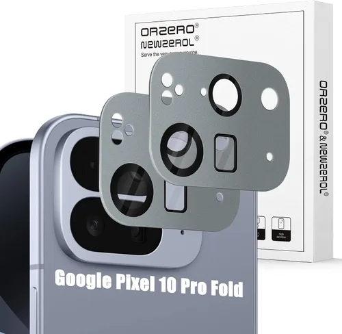 Vista 41 de Orzero Paquete de 2 protectores de lente de cámara compatibles con Google Pixel 9 Pro XL, protector de cámara de metal y vidrio de alta calidad