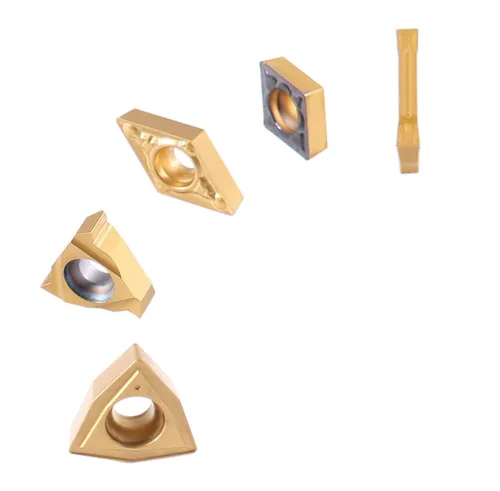 Vista 7 de Accusize Industrial Tools 2 piezas de cada tipo de insertos de carburo para 2387-2004, recubierto de CVD y recubierto de estaño, total 10 piezas