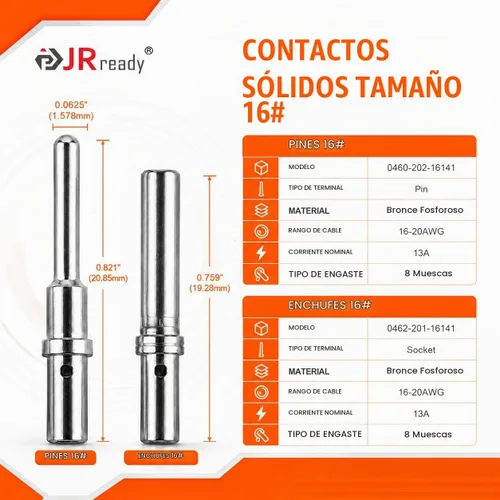 Vista 7 de JRready DW5009-01 - Kit de herramienta de crimpado de conectores Deutsch, conectores DT 2 3 4 6 8 12 impermeables con crimpador con trinquete 22-12