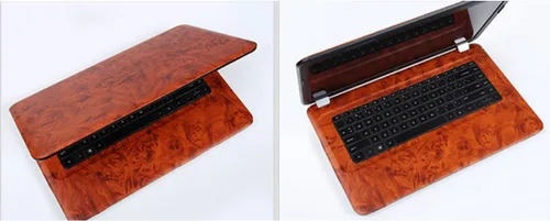 Vista 4 de Queenbox - Vinilo autoadhesivo para interior de automóvil, 3.9 x 59.8 in (10 x 152 cm), diseño de grano de madera, adhesivo sin burbujas Grano