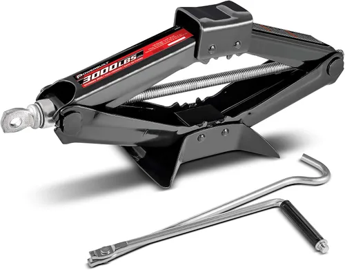 Vista 8 de Powerbuilt Xtra Gato de Suelo de Perfil Bajo para Vehículos con Barra de Seguridad, Gato Extra Bajo para Automóvil - Capacidad de Carga de 2