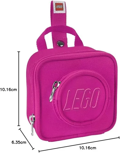 Vista 23 de LEGO Mini mochila de ladrillo para niños, Verde, Lego Mini mochila Brick