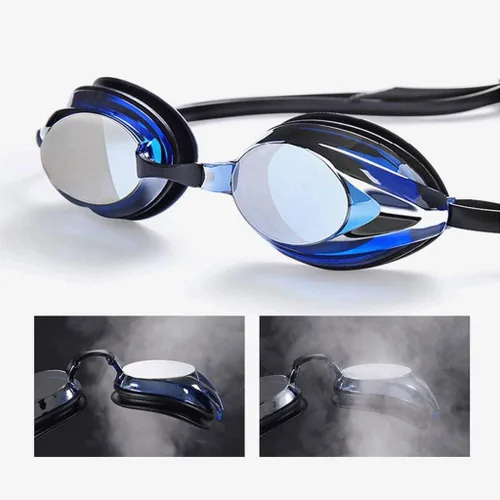Vista 3 de Swimming Glasses Swim Goggles No Leaking Anti Fog UV Protection Triathlon with Mirrored Clear Lenses for Adult Men Women Youth Kids Child