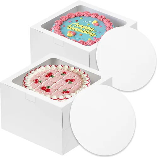 Vista 9 de Moretoes - Paquete de 3 cajas para pasteles de 12 x 12 x 8 pulgadas