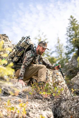 Vista 8 de First Lite Mens Obsidian Merino Wool Pant - Versatile Camo Hunting Pants