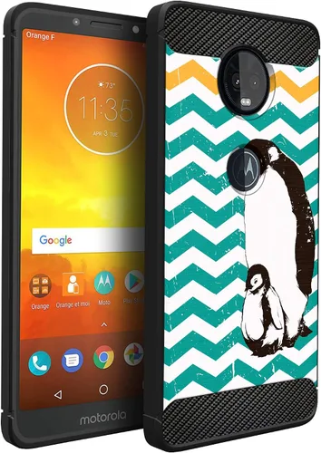 Vista 21 de CasesOnDeck - Funda compatible con Motorola Moto Z4 / Moto Z4 Play, funda de diseño de Moto Z4 Play, delgada, flexible, elegante, protección contra