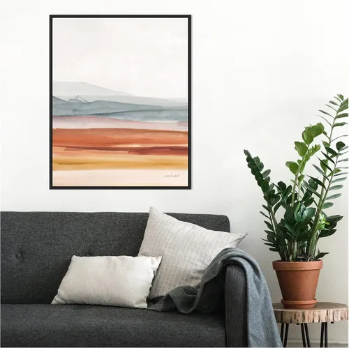Vista 7 de Amanti Art Lienzo enmarcado para pared, 28 x 23 pulgadas, Sierra Hills 03 por Lisa Audit, lienzo enmarcado para pared, arte abstracto, decoración