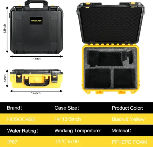 Vista 4 de Funda para Dewalt Multiherramienta oscilante: Estuche rígido de transporte organizador Caja de herramientas para Dewalt 20V Max Multiherramienta