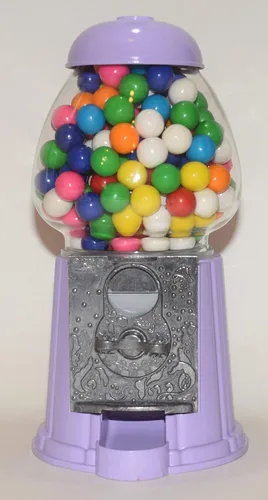 Vista 16 de Máquina clásica de chicle/dispensador de dulces, 9 pulgadas - negro