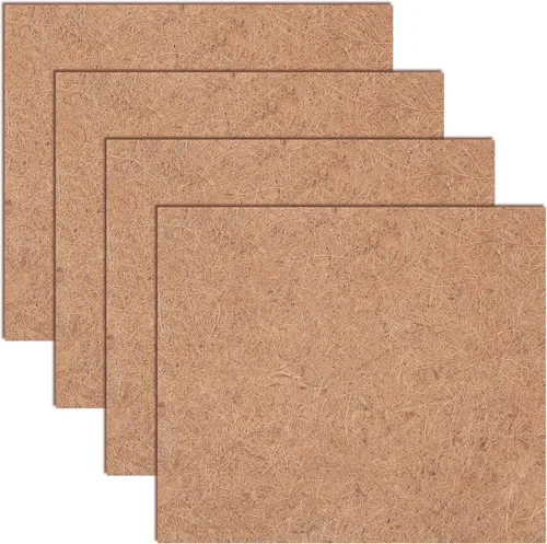 Vista 7 de Sawysine 2 rollos de 16 x 118 pulgadas, rollo de fibra de coco, tapete de fibra de coco natural, tapete para macetas para decoración de jardín