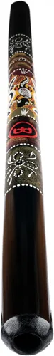 Vista 5 de Didgeridoo, bambú, diseño negro