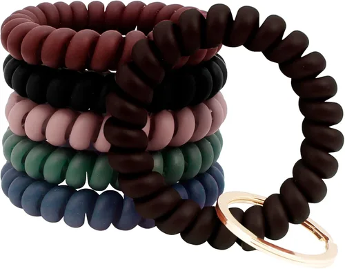 Vista 12 de BIHRTC Llavero Brazalete Elástico Pulsera de Muñeca