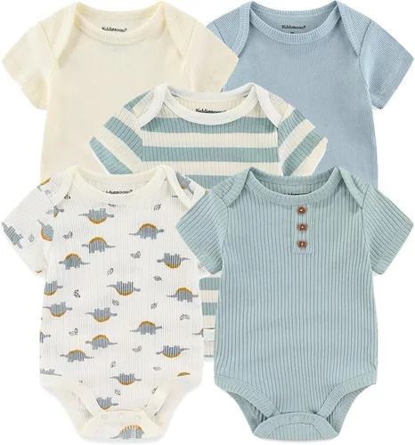 Vista 94 de Conjunto de canastilla para bebé, 9 piezas, conjunto de mamelucos y pantalones, conjunto de regalo unisex para bebé