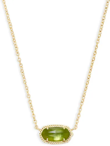 Vista 26 de Kendra Scott - Collar Elisa con dije para mujer, joyería de moda, chapado en oro de 14 quilates
