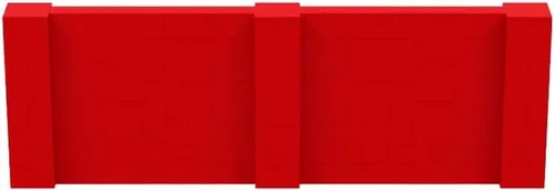 Vista 95 de EverBlock Kit de pared de 5 x 4 pies Bloques de construcción modulares Sistema de pared para edificios, pantallas y estructuras Divisor