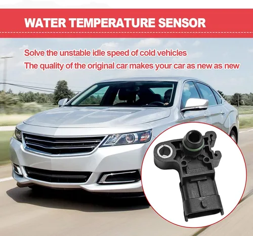 Vista 5 de Colector de presión de aire absoluta Sensor MAP Interruptor de admisión de aire compatible con Chevy 09-11 Aveo 07-19 Impala, 08-19 Buick Enclave