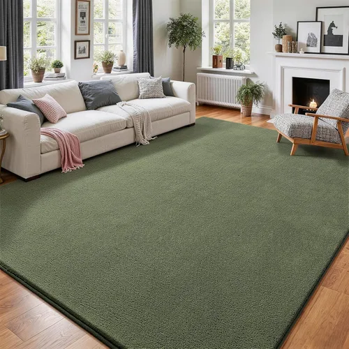 Vista 31 de Vasofe Alfombra de pasillo negra de 2 x 4 pulgadas, alfombra antideslizante de espuma viscoelástica gruesa para interiores, para guardería Negro