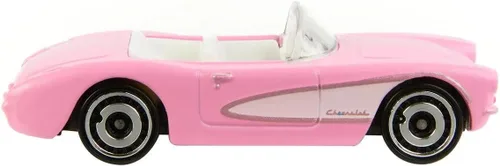 Vista 5 de Hot Wheels 1956 Corvette, Barbie la película [rosa] Tarjeta larga