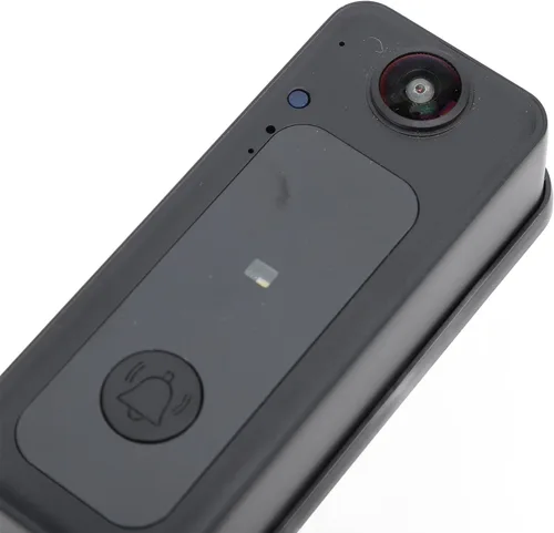Vista 8 de Cámara de timbre, 8MP 1080P 170° Cámara de seguridad gran angular con micrófono videollamada, 2 vías de conversación nocturna timbre de video