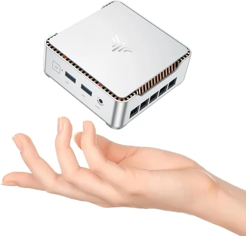 Vista 9 de KAMRUI Mini PC Hyper H2 con Windows 11 Pro, Intel Core 14450HX Mini computadora (10C/16T, 4.8GHz), 16GB RAM 512GB PCIe4.0 SSD, Triple 4K