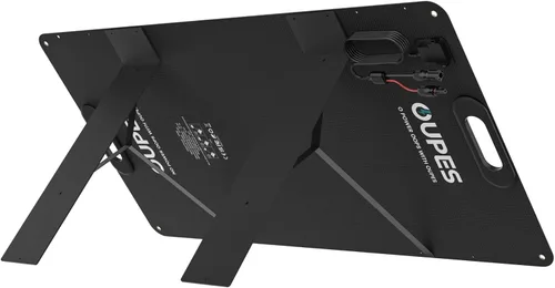 Vista 9 de OUPES 100W Portable Solar Panel, Solar Charger for Portable Power Stations