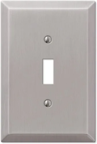 Vista 10 de Colester Direct - Placa de pared de níquel satinado para interruptor de pared, cubierta de tomacorriente GFI, acabado mate de níquel satinado