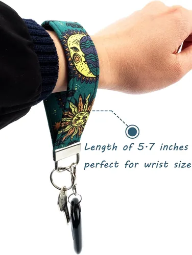 Vista 4 de Llavero de pulsera genial, cordón de muñeca para llaves y carteras