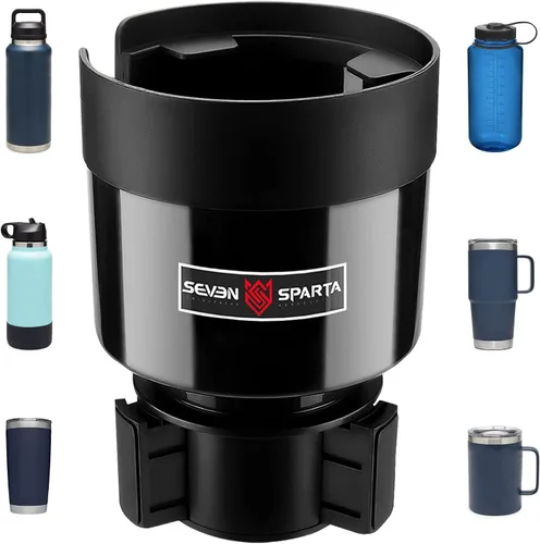 Vista 15 de SEVEN SPARTA Paquete de 2 soportes expansores de portavasos para automóvil, base ajustable, compatible con Yeti de 20/26/30 onzas, Hydro Flasks
