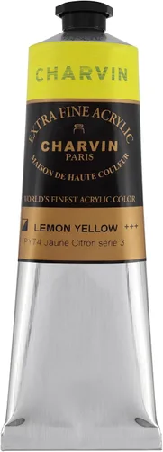 Vista 181 de Charvin Pintura acrílica profesional extrafina – verde absenta, tubo de 2.1 fl oz, pigmentos de triple fresado, resistente a la luz, pinturas