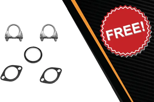 Vista 7 de Northeastern Exhaust Conjunto de silenciador central de acero inoxidable y kit de silenciador trasero compatible con Infiniti QX4 2001-2003