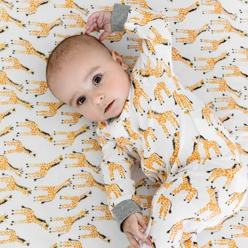 Vista 192 de Burt's Bees Baby - Pijama de una pieza para bebé, mameluco para dormir y jugar, algodón 100% orgánico, cremallera frontal