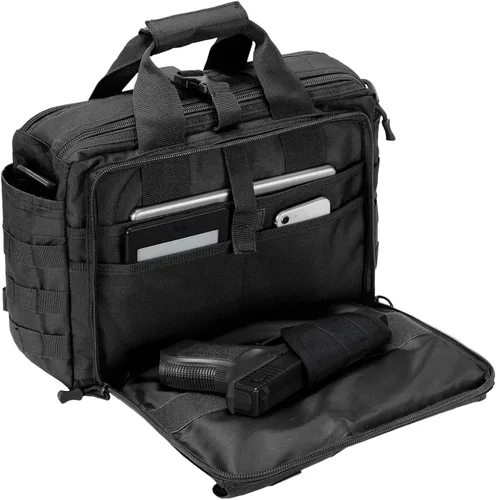 Vista 4 de COSCOOA Bolso de mensajero táctico, maletín táctico para hombre, bolso militar para portátil, bolso de hombro