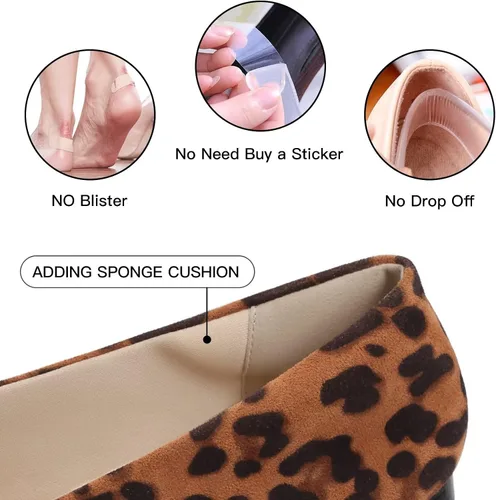 Vista 2 de MUSSHOE - Zapatos planos para mujer, de punto de malla, cómodos, con plantilla de espuma viscoelástica, sin cordones y de punta aguda