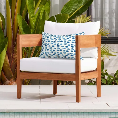 Vista 2 de DYTXIII Paquete de 2 almohadas lumbares impermeables para exteriores con rellenos, 12 x 20 pulgadas, almohada decorativa rectangular para patio