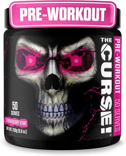 Vista 8 de JNX SPORTS The Curse! Polvo de preentrenamiento para hombres y mujeres, cafeína, beta-alanina, creatina, L-citrulina, 5 porciones, sabor a frambuesa
