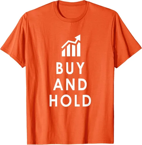 Vista 14 de Stocks Investing Buy and Hold Investor T-Shirt Asphalt Grey