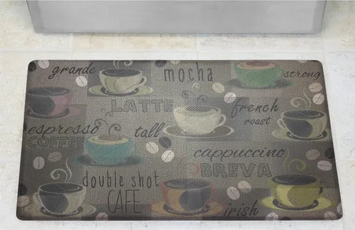 Vista 6 de Chef Gear Cafe Latte Antifatiga Comfort - Alfombrilla de cocina (18 x 30 pulgadas)