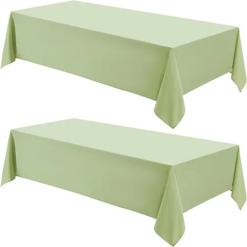 Vista 51 de Mantel Cuadrado 52 x 52 Pulgadas Manteles Negros Resistente a Manchas y Arrugas Lavable de Poliéster para Fiestas, Buffets y Bodas Mantel