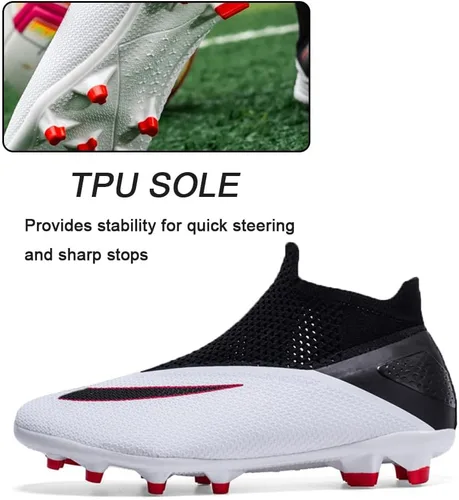 Vista 2 de Tacos de fútbol ligeros para hombre para entrenamiento de fútbol zapatos de fútbol sala profesionales antideslizantes - Zapatos de fútbol sala